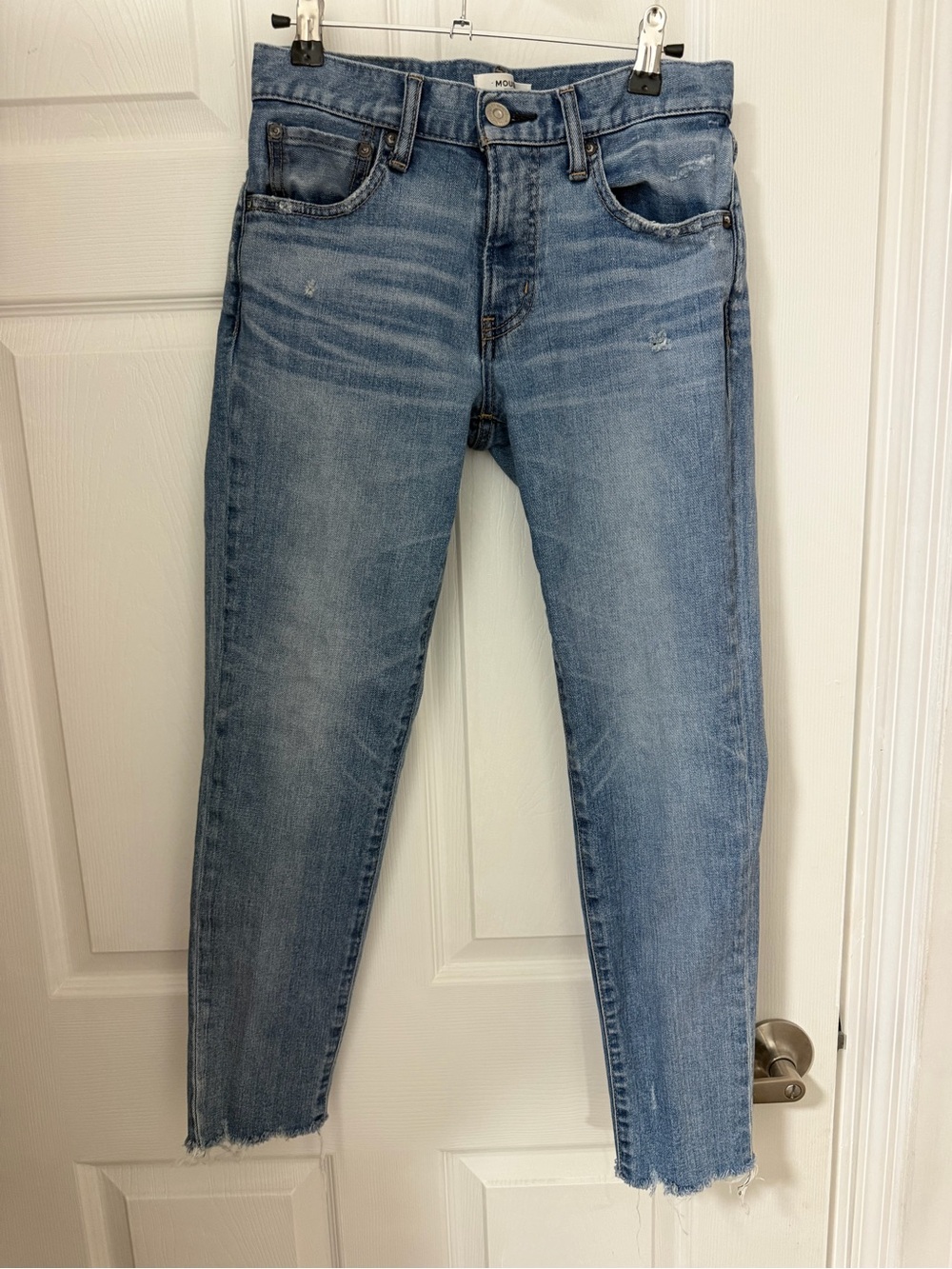 Light Blue Slim Jeans Moussy Vintage